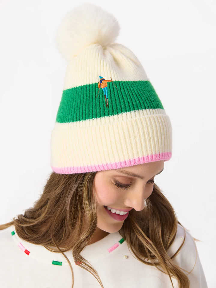 Alpine Holiday Pom Beanie