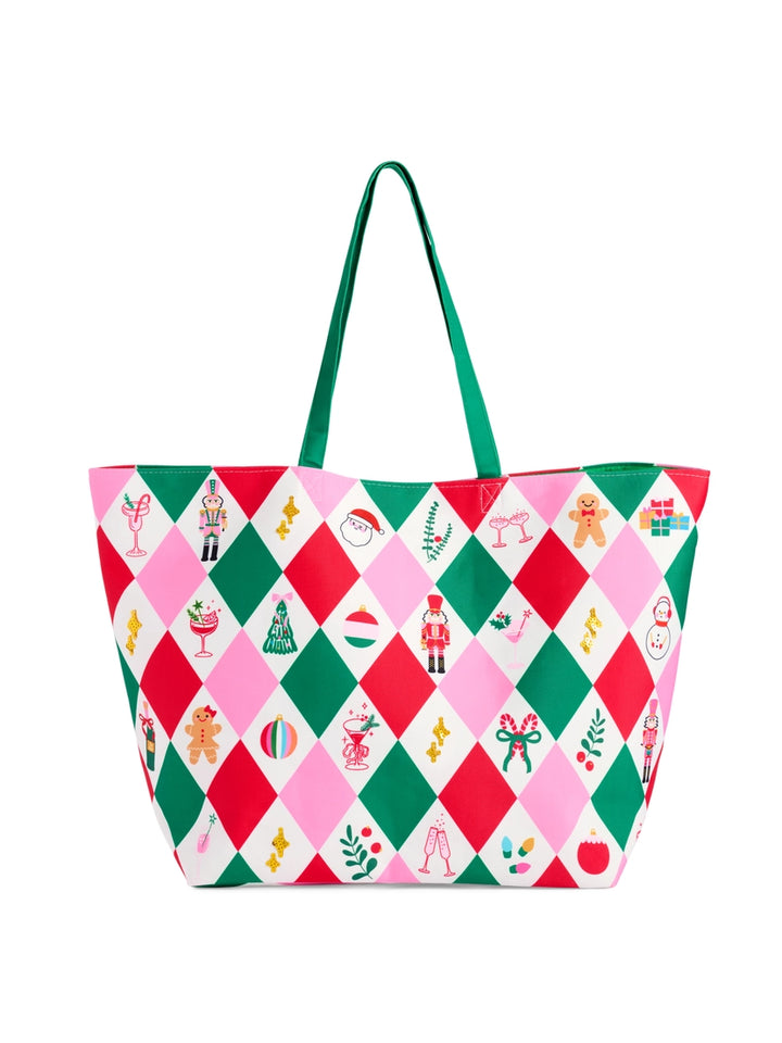 Merry & Bright Holiday Weekender Tote
