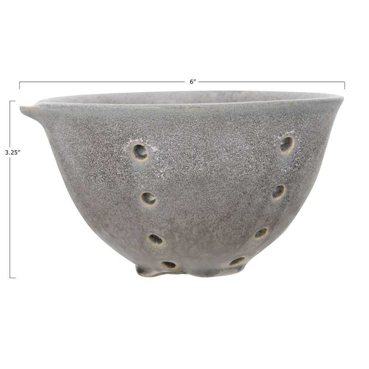 6” Stoneware Berry Bowl with Lip