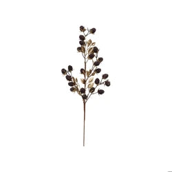 Gilded Burgundy Berry Stem