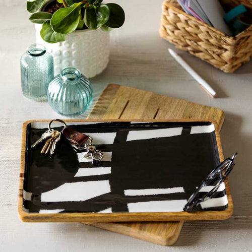 Black & White Art Tray