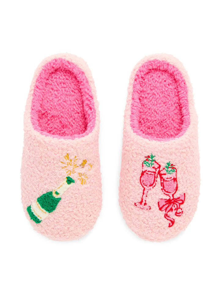 Holiday Cheers Cozy Slippers