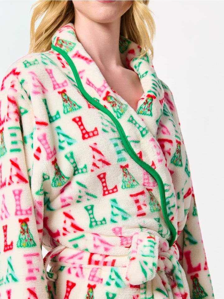 Fa La La Holiday Plush Robe