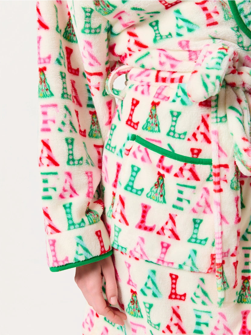 Fa La La Holiday Plush Robe