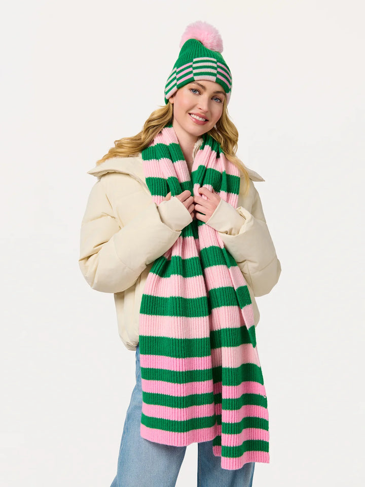Merry & Bright Pom Beanie