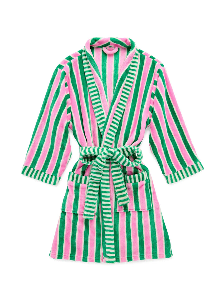 Merry Stripe Plush Robe