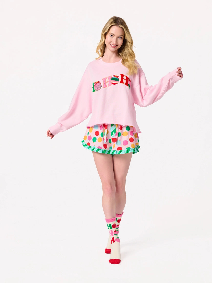 Ho Ho Ho Ornament Sweatshirt