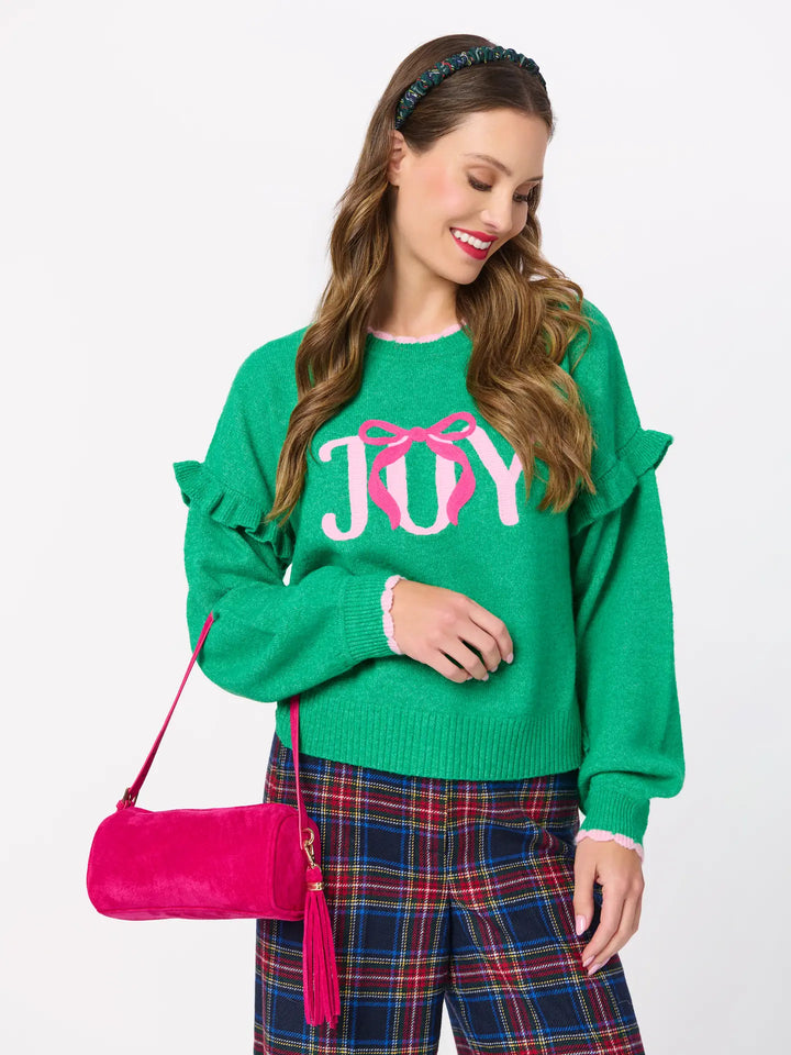 Joy Ruffle Sweater