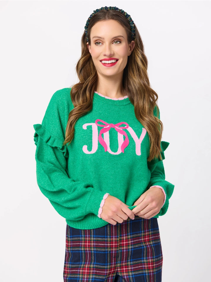 Joy Ruffle Sweater