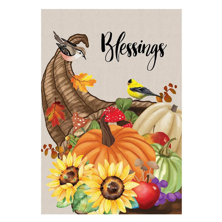 Autumn Blessings Garden Flag