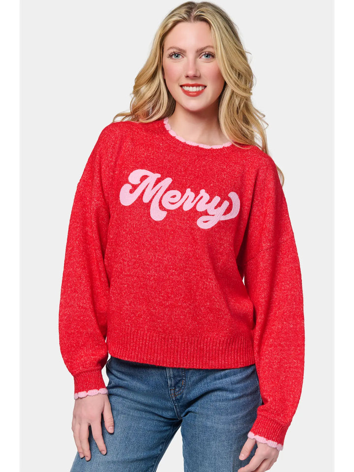 Merry in Pink Sweater