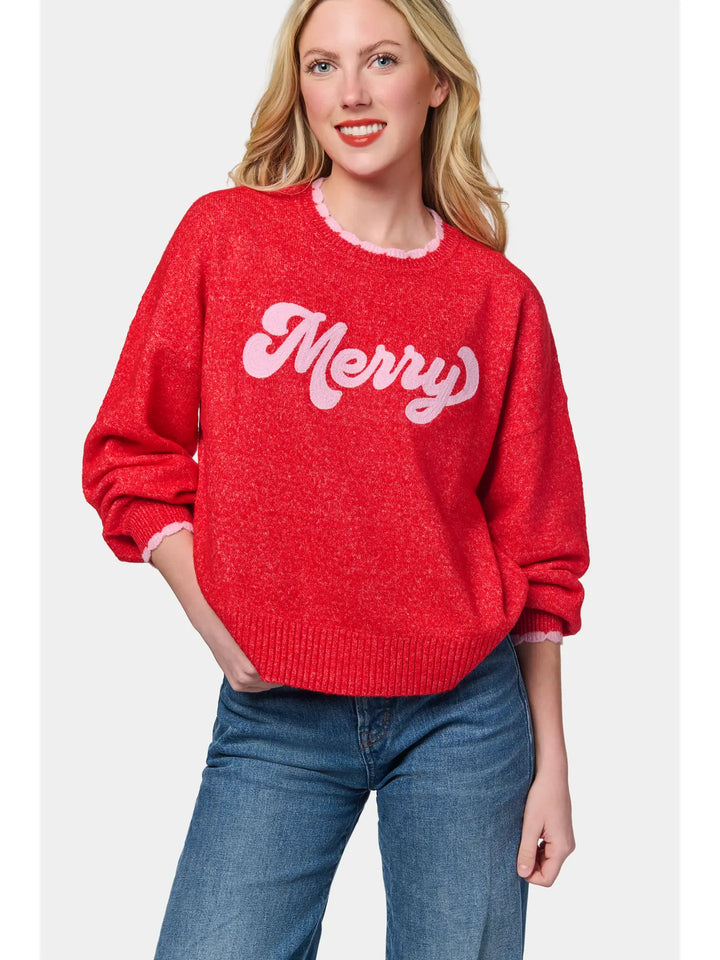 Merry in Pink Sweater