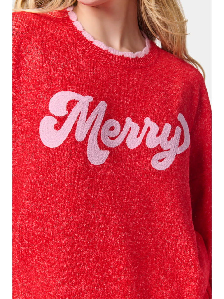 Merry in Pink Sweater