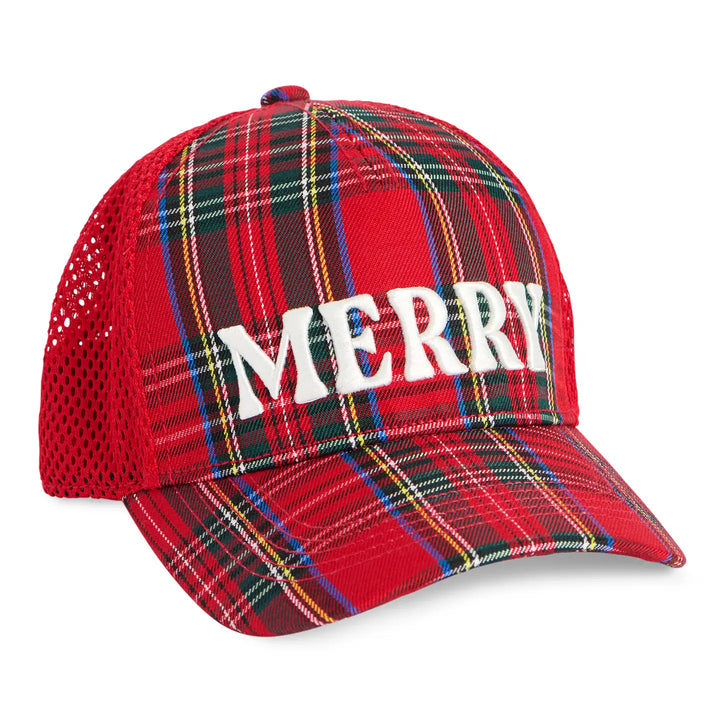 Merry Tartan Trucker Hat
