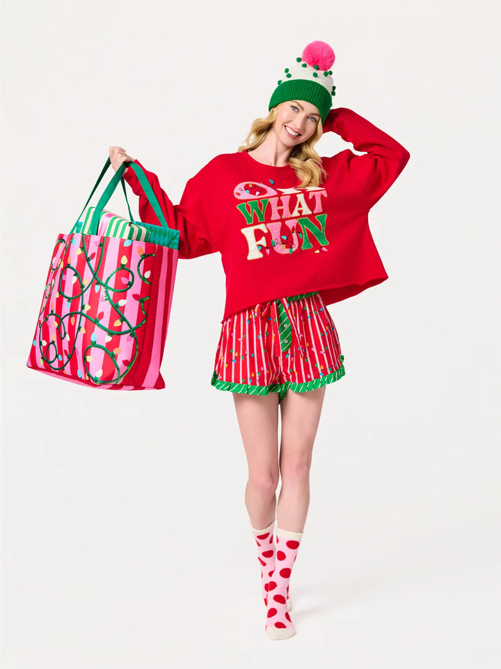 Oh What Fun Christmas Lights Sweatshirt
