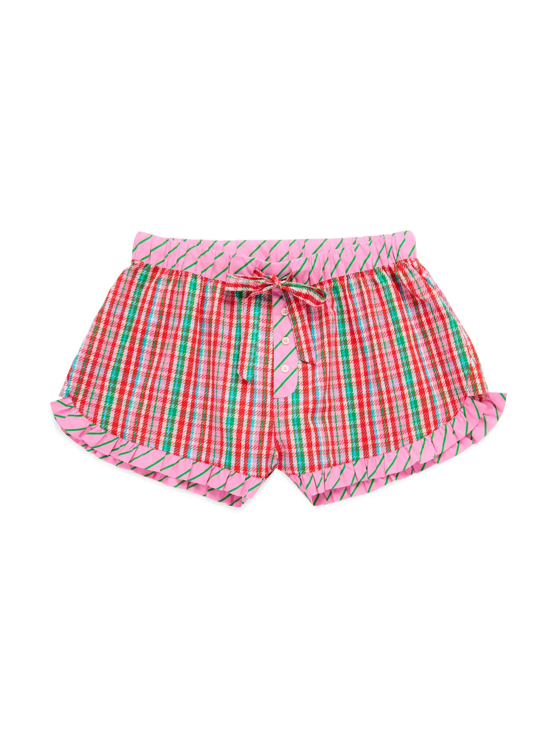 Merry Plaid Sleep Shorts