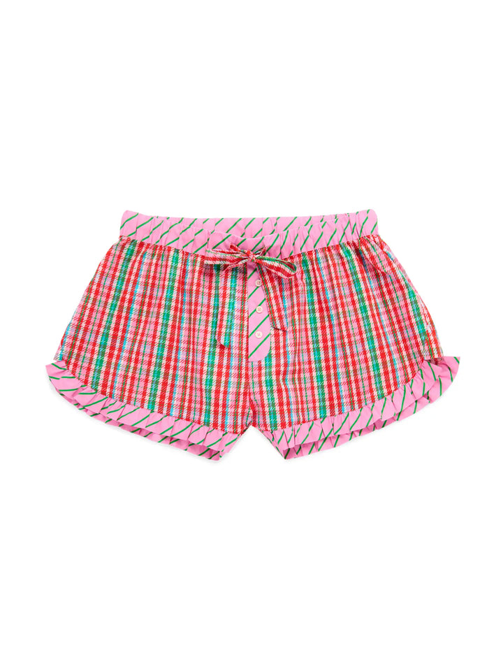 Merry Plaid Sleep Shorts