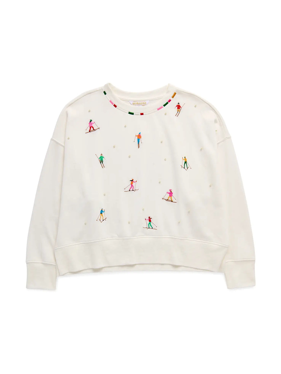 Alpine Pearl Skier Sweatshirt
