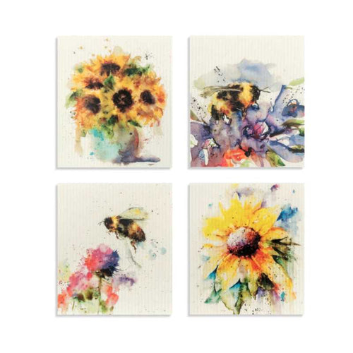 Biodegradable Dish Cloth: Sunflowers