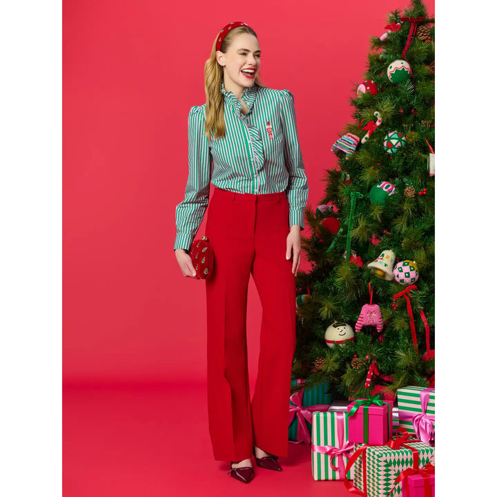 Merry Little Trees Velvet Clutch