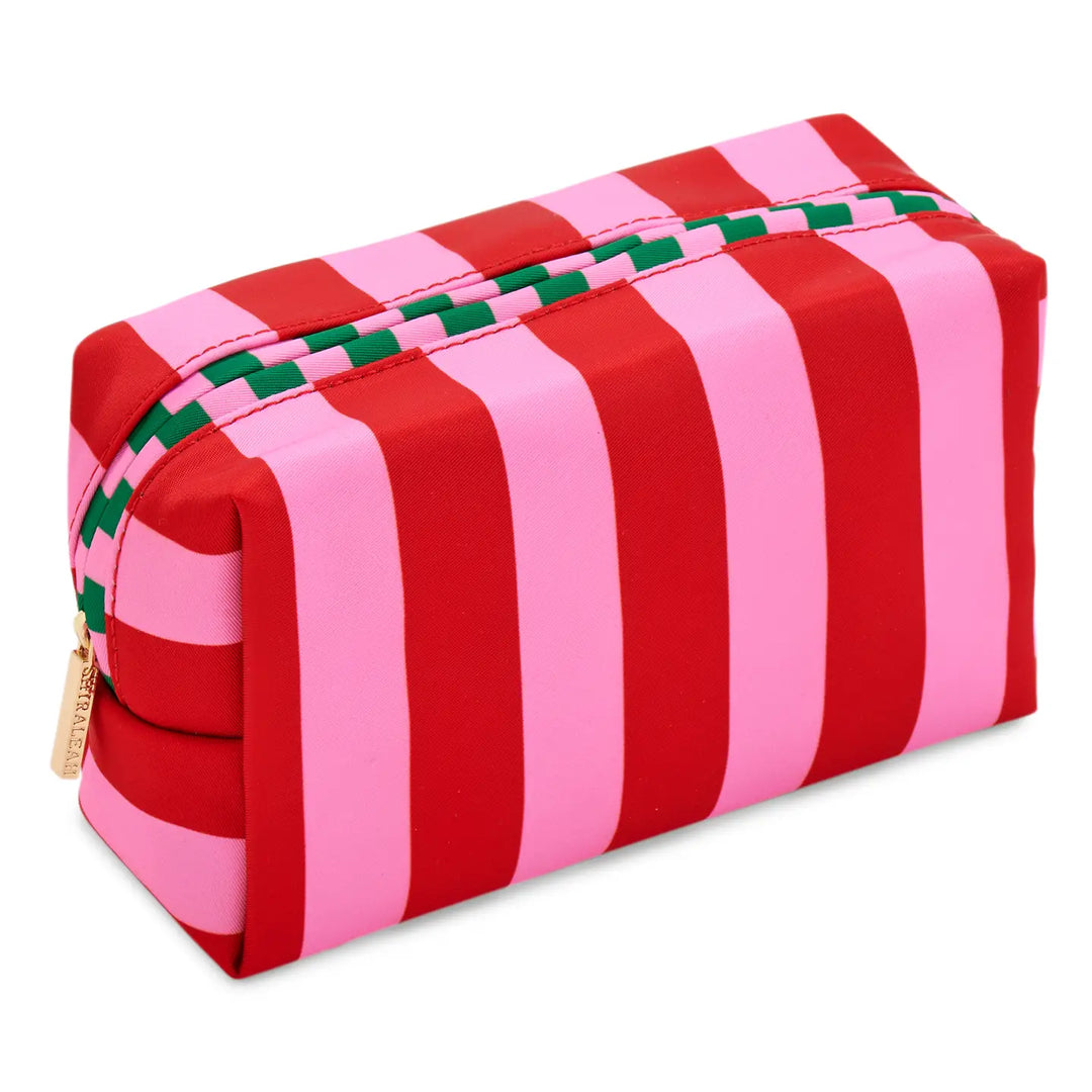 Candy Stripe Zippered Pouch