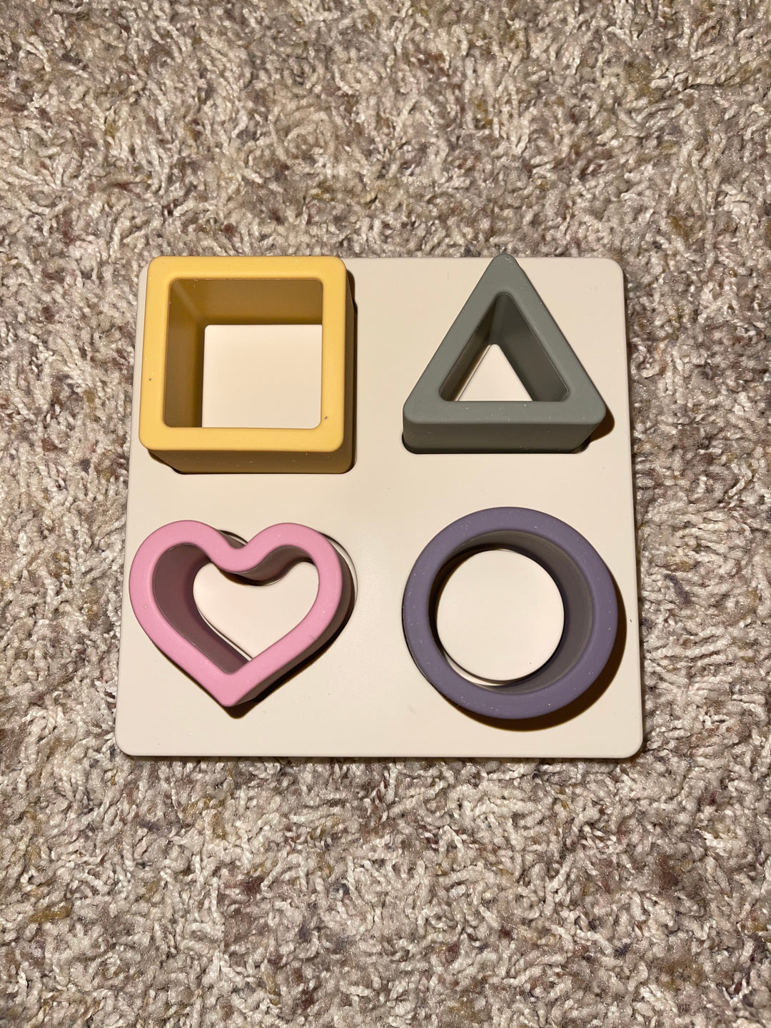 Silicone Shape Match Puzzle