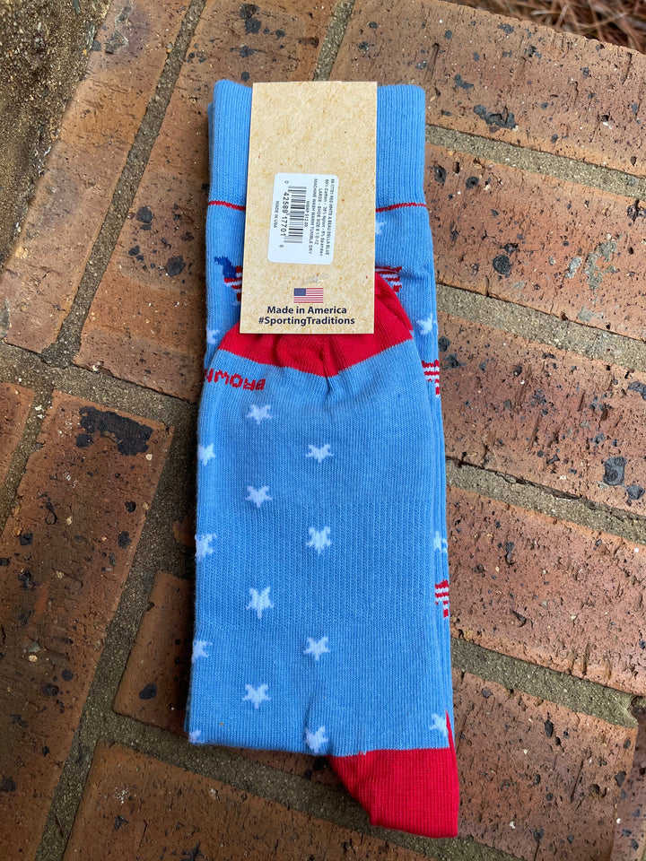Red, White, & Boykin Socks