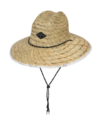 Straw Hat with Beach Scene