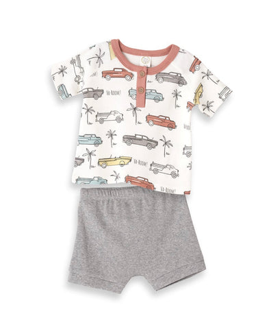 Classic Cars Shirt & Shorts Set