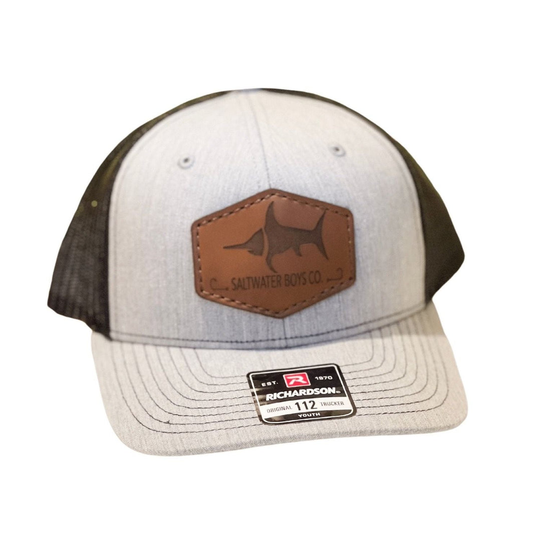 Youth SWBC Leather Patch Hat - Gray