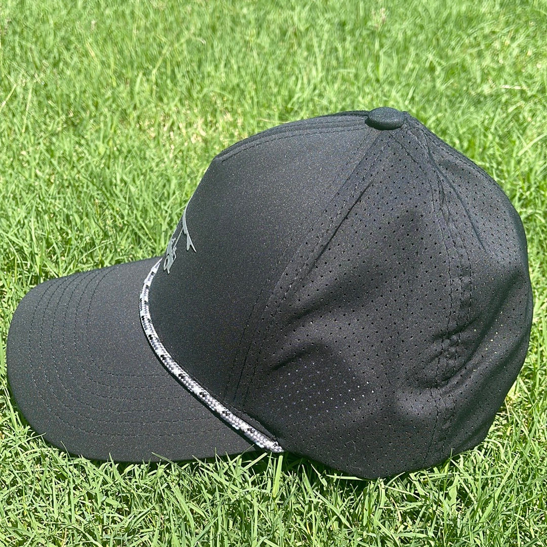 Rope Bald Head Blues Black Hat