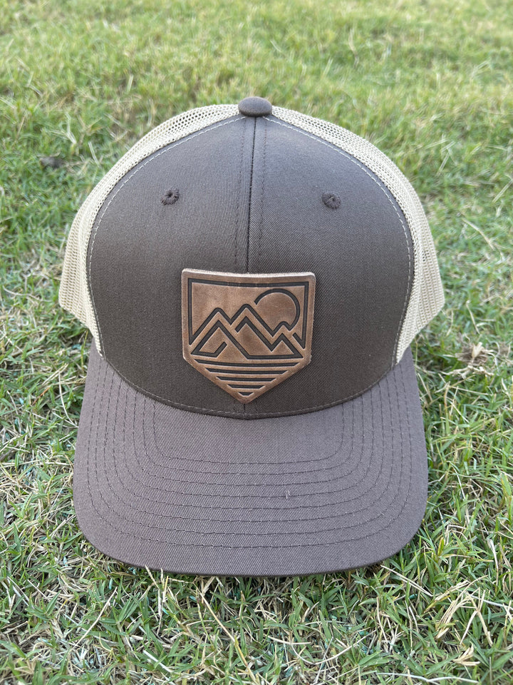 Mountain Range Sunrise Hat