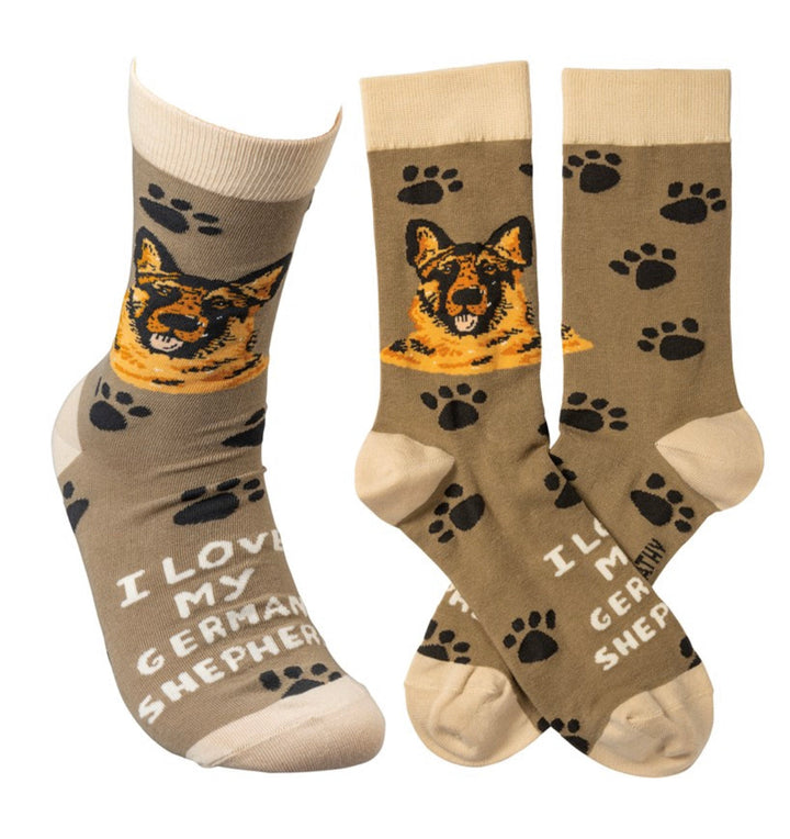 German Shepherd Socks