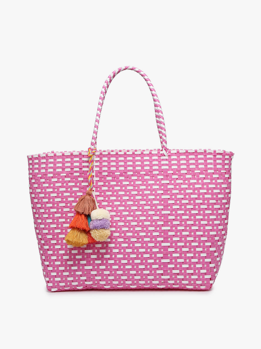 Large Woven Tote (Multiple Colors Available)