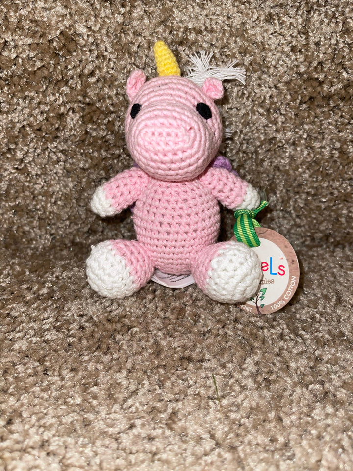 Crochet Unicorn Rattle