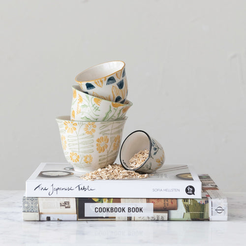 Stoneware Measuring Cup Set - Yellow