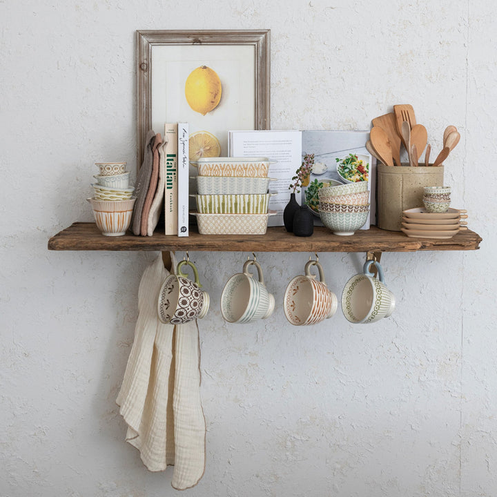 Hand Stamped Measuring Cups (Set of 4) Boho