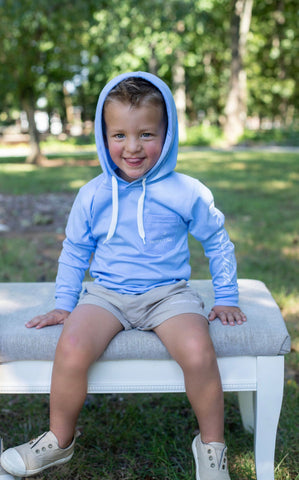 Gulf Coast Hoodie Blue - Little Man