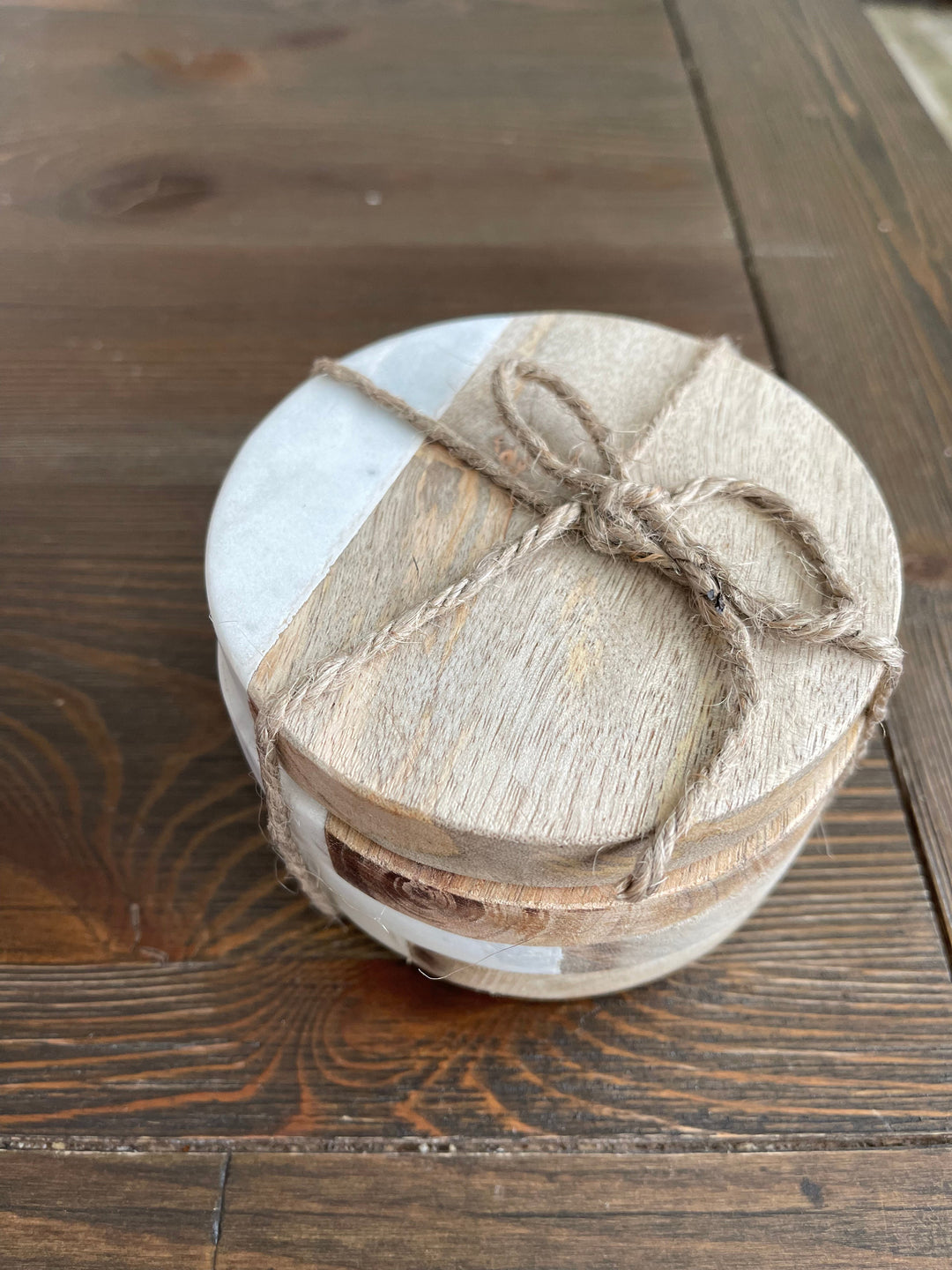 Marble/Wood Coasters