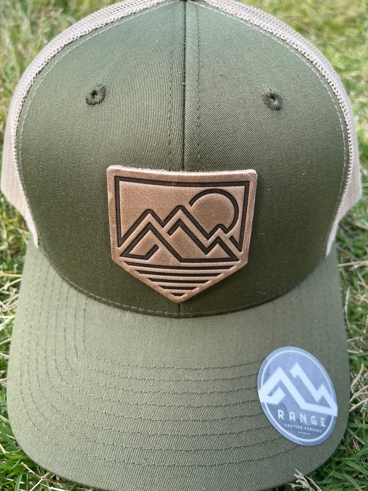 Mountain Range Sunrise Hat