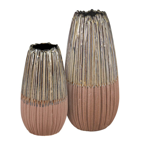 Copper Ceramic Vase - Large