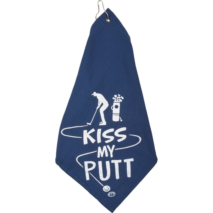 Kiss My Putt Golf Towel