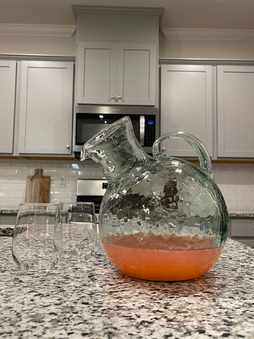 Short, Round Titled Pitcher