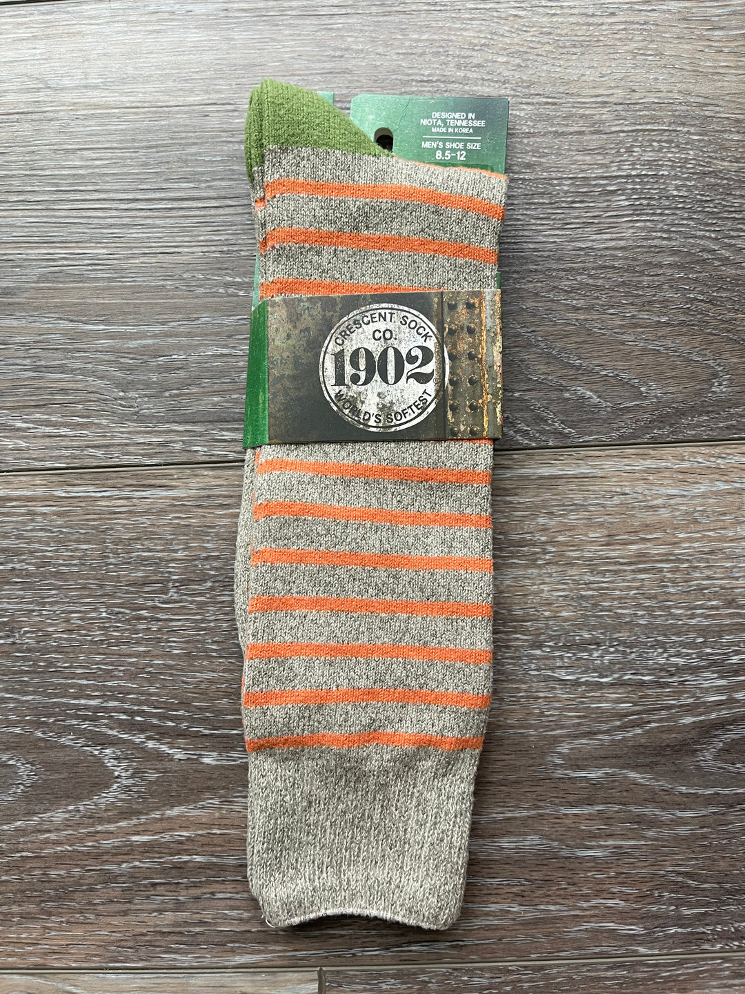 Orange Stripe Socks