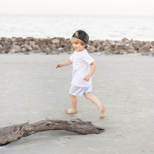 Youth SWBC Leather Patch Hat - Gray