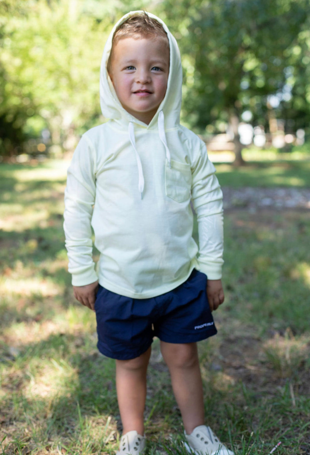 Navy Mallard Shorts - Little One