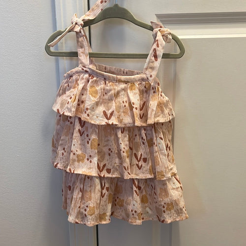 Dusty Floral Tank With Bloomers