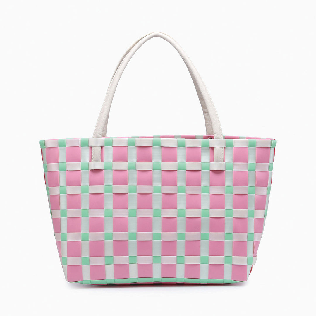 Hand Made Basket Weave Bag (Multiple Colors Available)