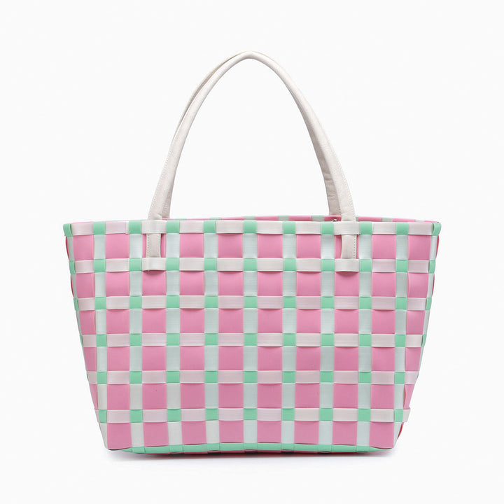 Hand Made Basket Weave Bag (Multiple Colors Available)