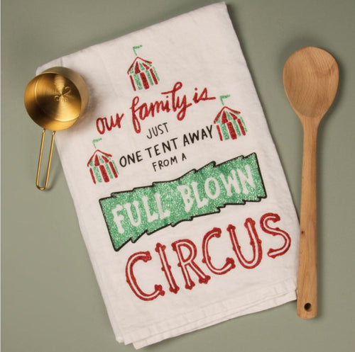 Full Blown Circus Kitchen Towel